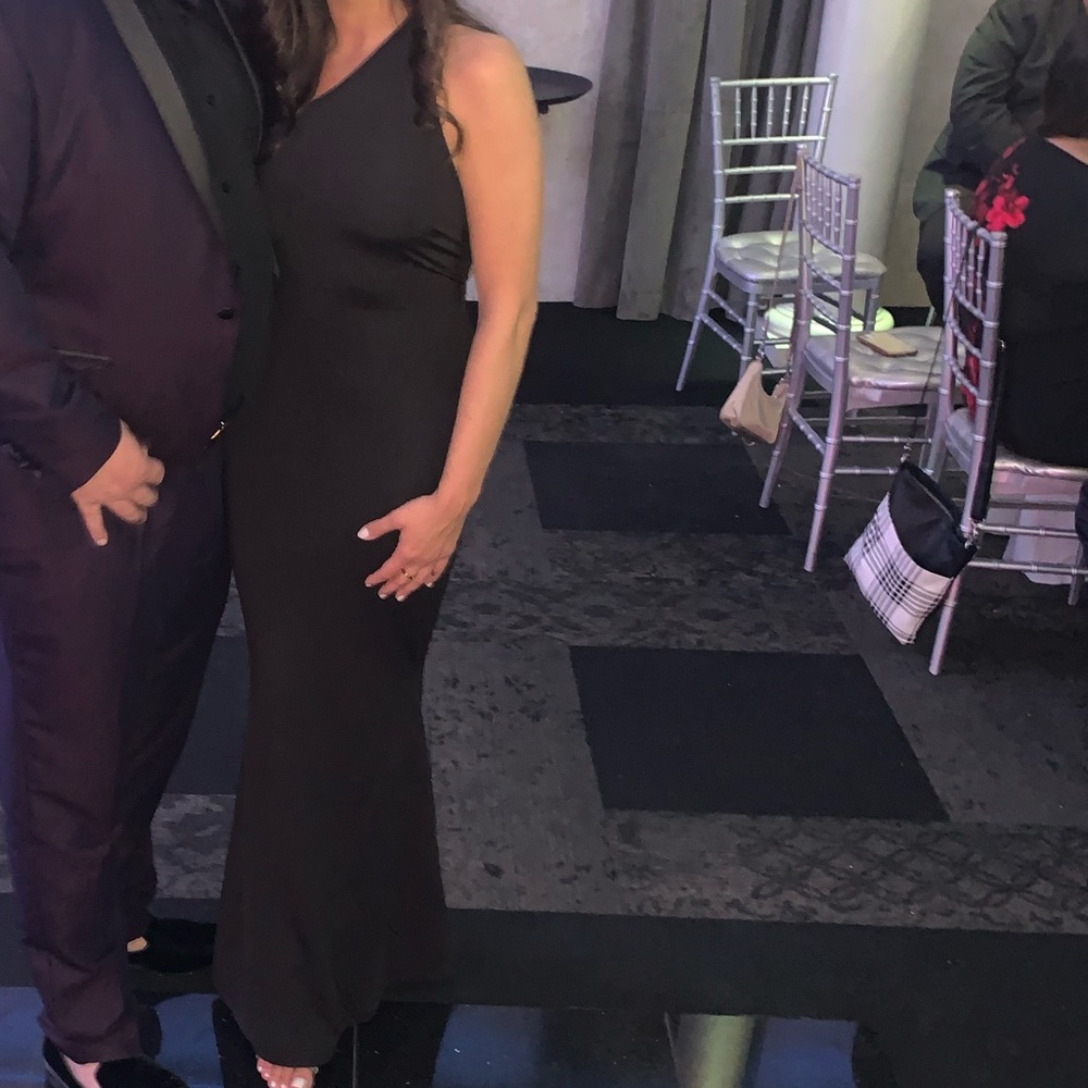 black long dress